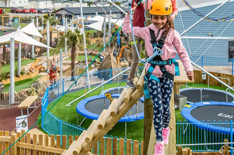 There are loads of activities to keep kids busy at Cayton Bay