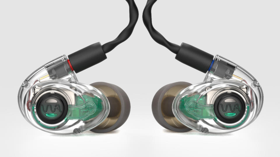 Westone AM Pro X 30 in-ear monitors on white background