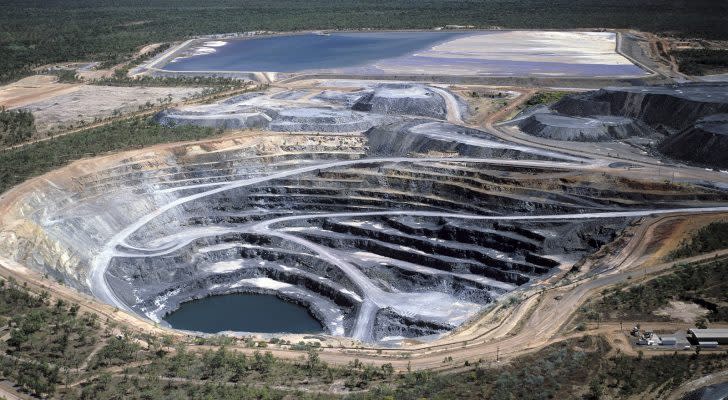 A photo of a uranium mine