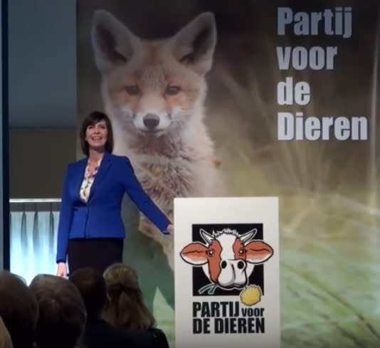 荷蘭動物黨歐洲議會代表 Anja Hazekamp （<a href="https://www.youtube.com/watch?v=Pln-piMLiak" rel="nofollow noopener" target="_blank" data-ylk="slk:圖片來源;elm:context_link;itc:0;sec:content-canvas" class="link ">圖片來源</a>）