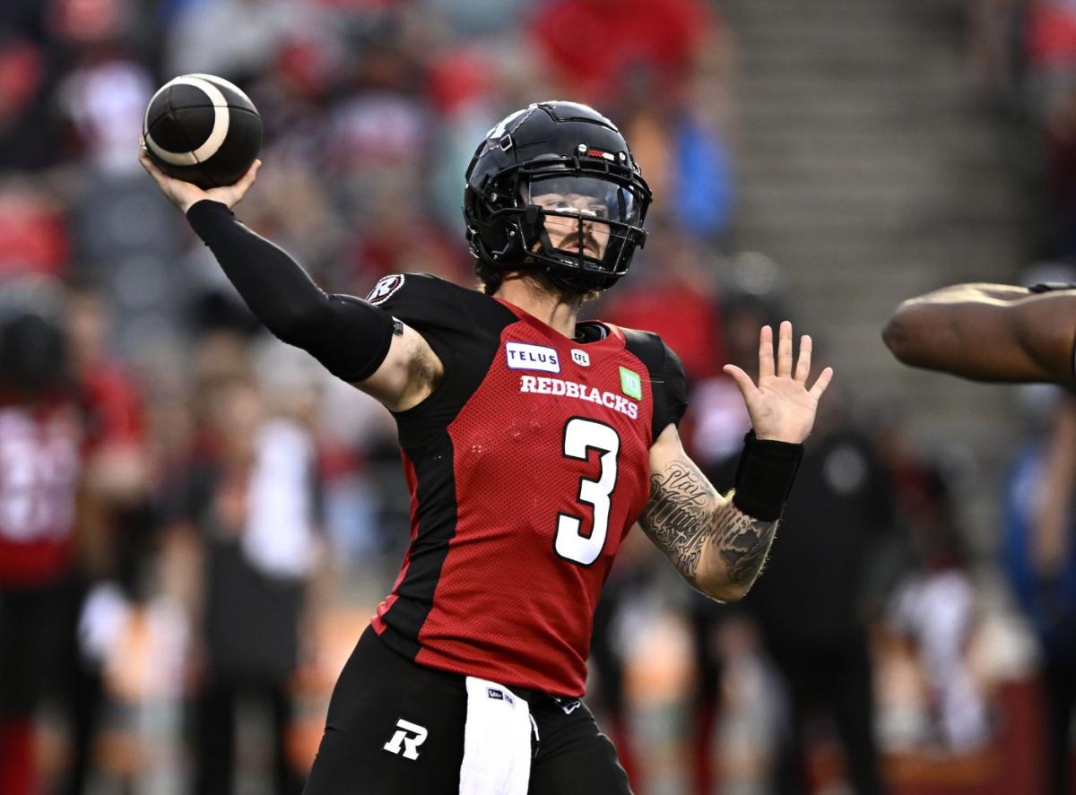 Brown off to solid start as CFL starter with Ottawa Redblacks