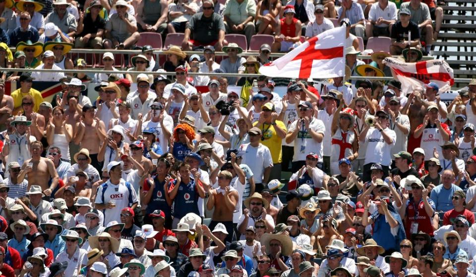 England’s Barmy Army vowed to make up for lost time at the T20 World Cup (Gareth Copley/PA) (PA Archive)