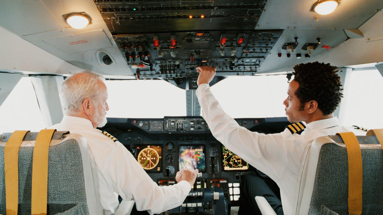 copilots in cockpit