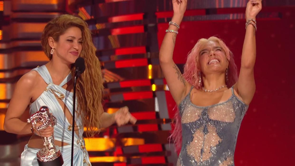  2023 VMA's Karol G Shakira. 