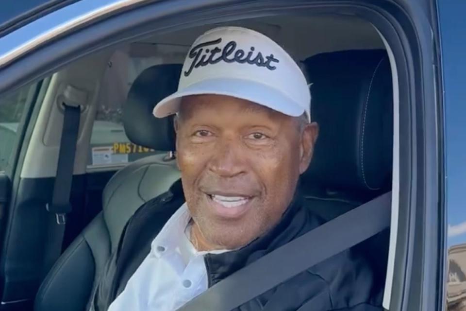 In one of his last posts on social media, Simpson denied being in a hospice and said he was in good health (OJ Simpson/X)