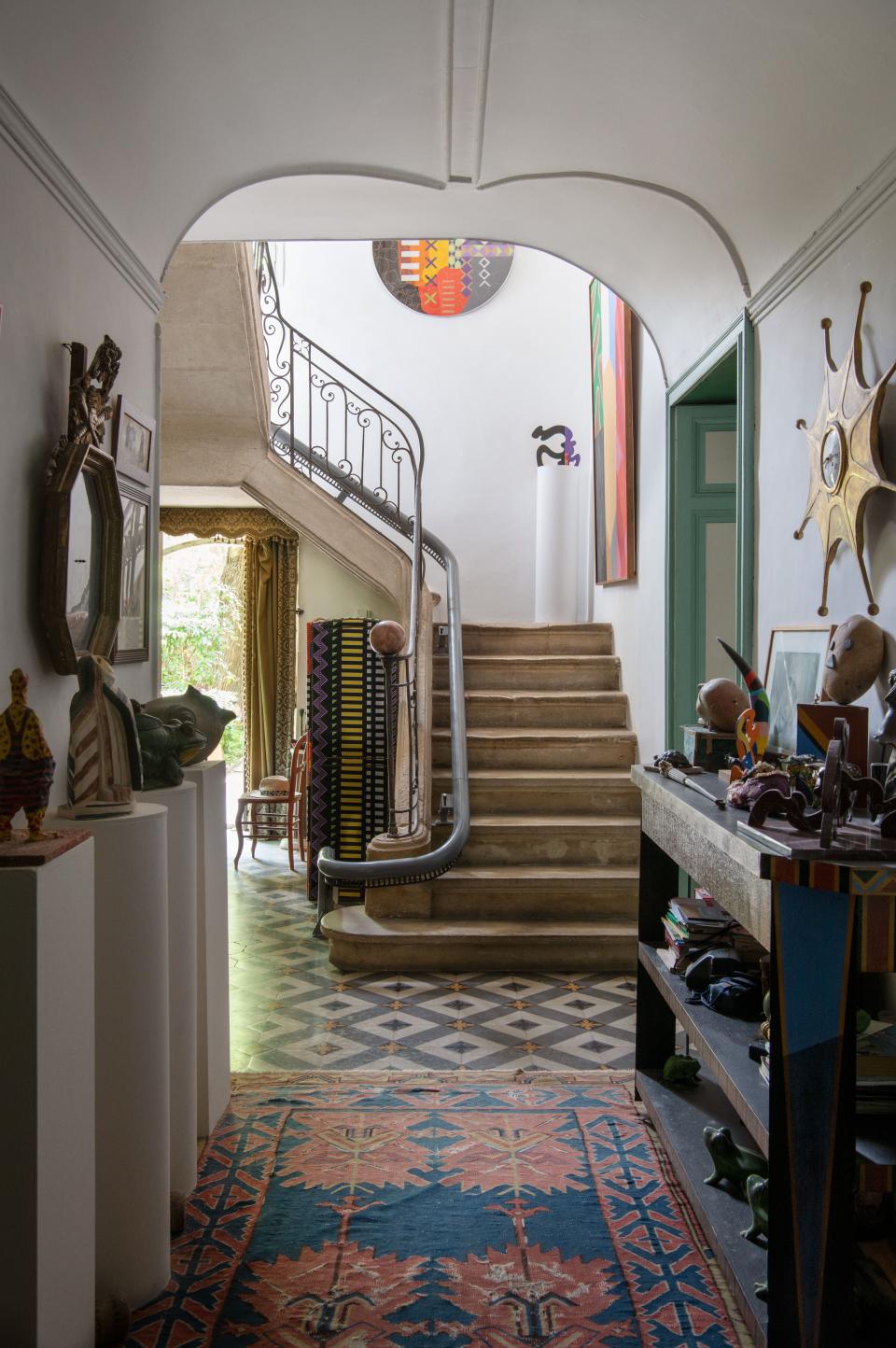 The main hall of the home.