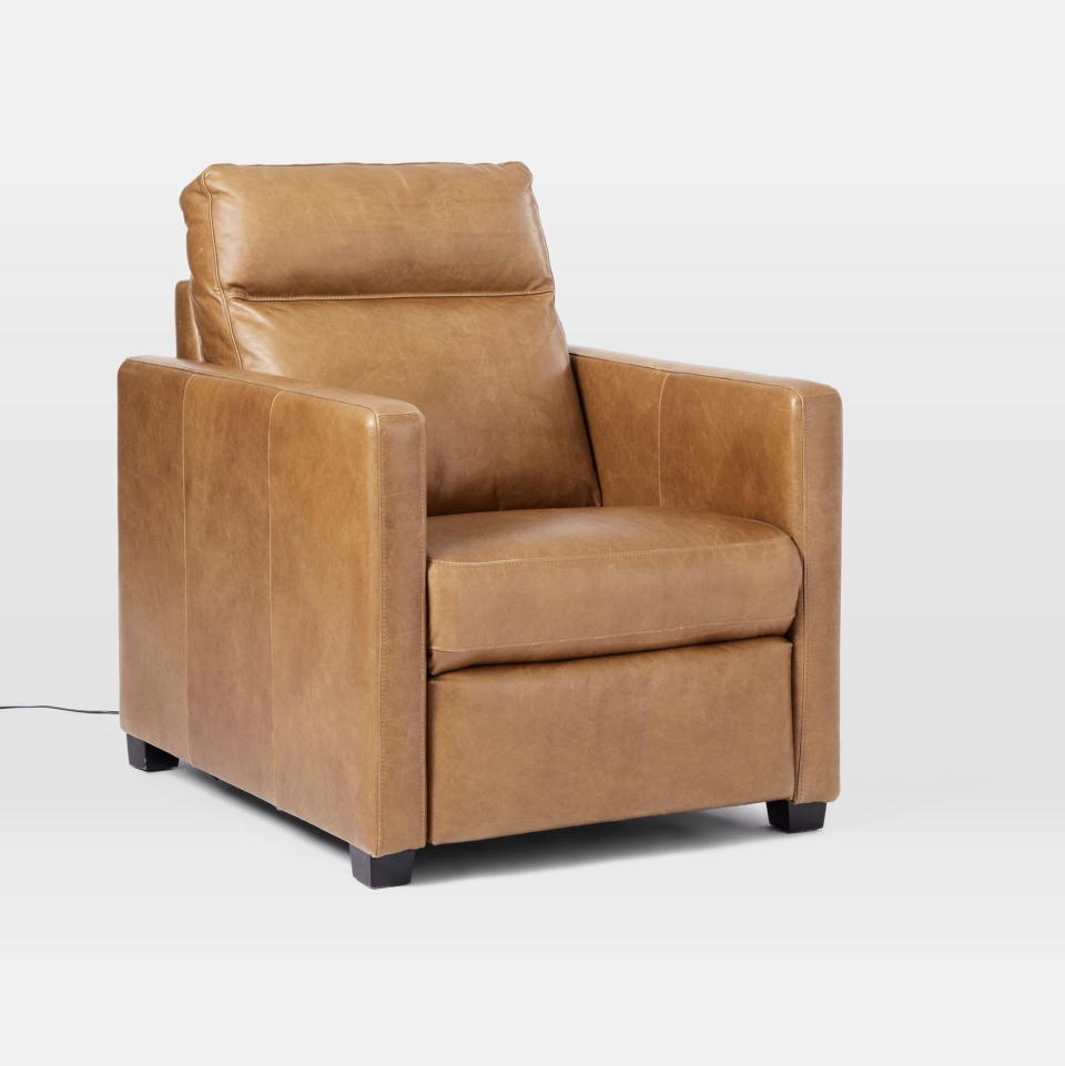 <p><a href="https://go.redirectingat.com?id=74968X1596630&url=https%3A%2F%2Fwww.westelm.com%2Fproducts%2Fharris-leather-power-recliner-h4578%2F%3FcatalogId%3D71%26sku%3D2384823%26cm_ven%3DPLA%26cm_cat%3DGoogle%26cm_pla%3DFurniture%2B%253E%2BChairs%26cm_ite%3D2384823_14464751978%26gad_source%3D1%26gclid%3DCj0KCQjwqpSwBhClARIsADlZ_TmPNgTD7QoucqwNJMihaV8r0oR4cy7KeUO9rMMlKGmZNk2APRzYqFsaAj6OEALw_wcB&sref=https%3A%2F%2Fwww.esquire.com%2Flifestyle%2Fg60311736%2Frecliners-for-small-spaces%2F" rel="nofollow noopener" target="_blank" data-ylk="slk:Shop Now;elm:context_link;itc:0;sec:content-canvas" class="link ">Shop Now</a></p><p>Harris Leather Power Recliner </p><p>$1899.00</p>