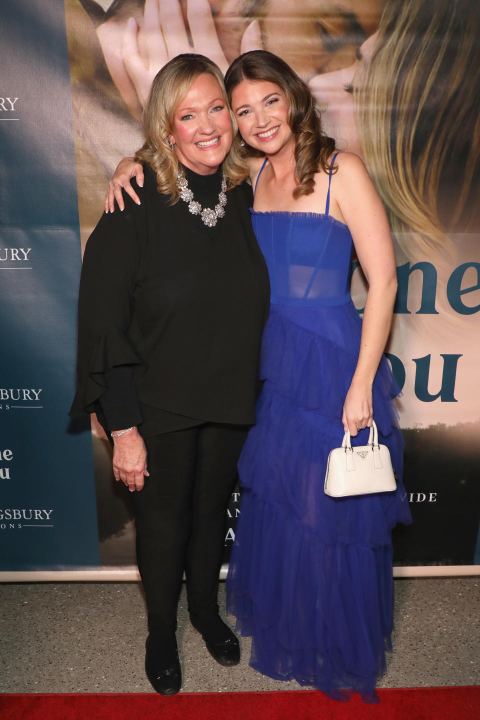 (L-R) Karen Kingsbury and Sarah Fisher attend the 