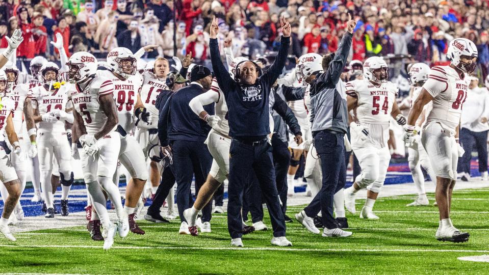 Tony Sanchez, who was the wide receivers coach for New Mexico State has been named the new head football coach for the Aggies to replace Jerry Kill, who stepped down on Saturday after leading the Aggies to 17 wins in two seasons.