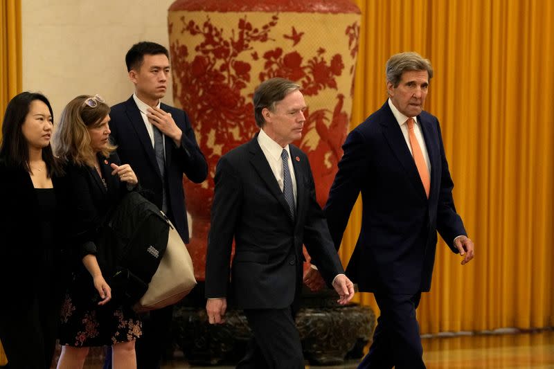 U.S. Special Presidential Envoy for Climate John Kerry visits Beijing