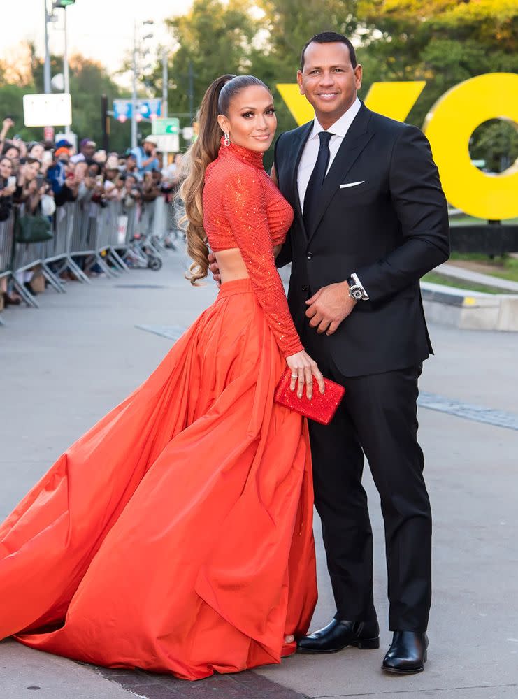 Jennifer Lopez and Alex Rodriguez