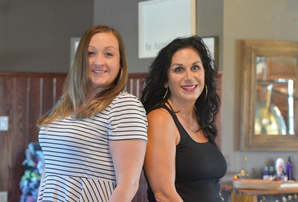 Lisa Ramsey, left, and Rose Sabin are thrilled to have the chance to support Ottawa County Family Advocacy Center at this year’s Dancing with the Stars.