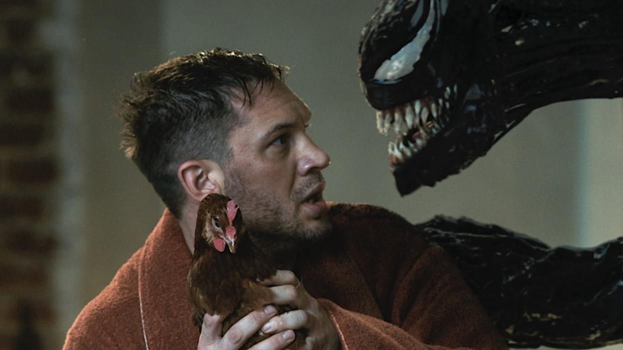  Tom Hardy and Venom. 