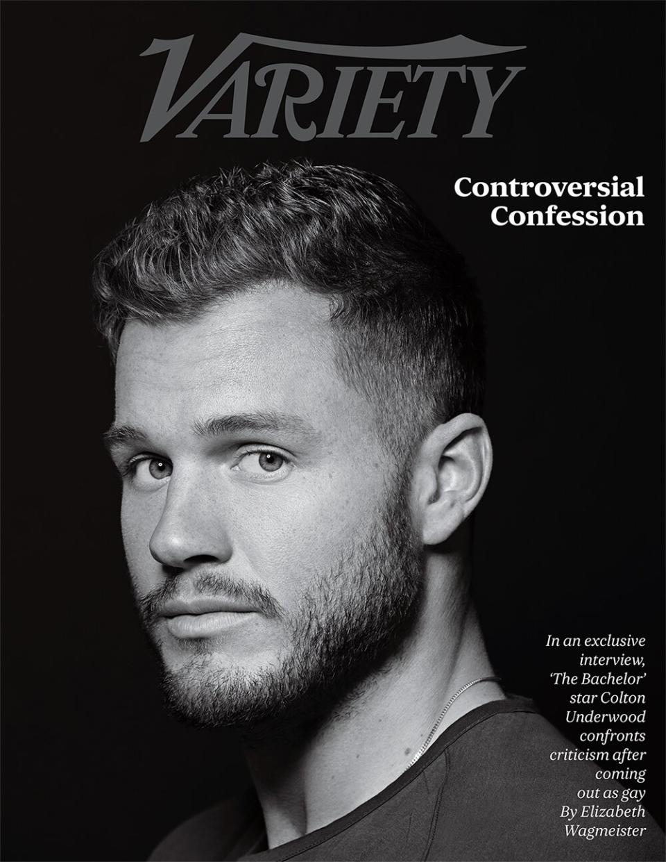 Colton Underwood for Variety