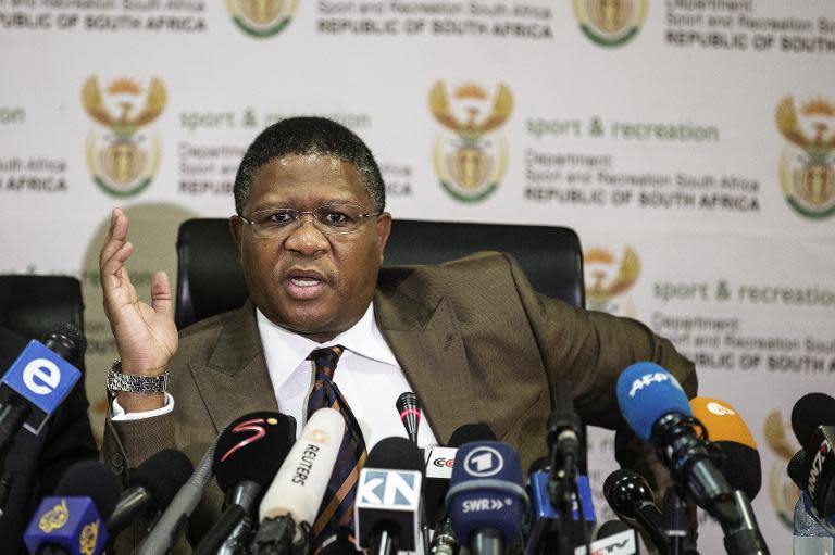 South African Sports Minister Fikile Mbalula said the $10 million that US authorities allege was a bribe paid to host the 2010 World Cup was a fully-approved payment to support football among the "African diaspora" in the Caribbean