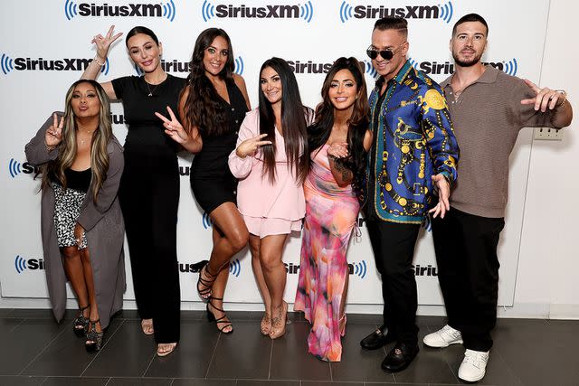 <p>Jamie McCarthy/Getty Images</p> 'Jersey Shore: Family Vacation' Cast