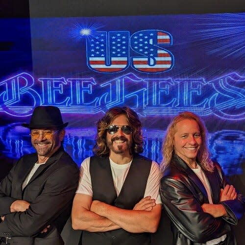 The U.S. Bee Gees, a five-piece band featuring Todd Pitts, Greg Pitts and Ken Custalow as the “Brothers Gibb,” will play the hits of the famed disco band at the Ritz Theatre in Winter Haven on Friday