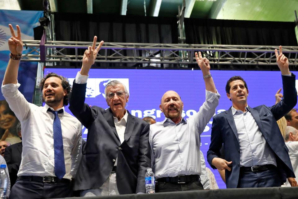 Santiago Cafiero, José Luís Gioja, Gildo Insfrán y Eduardo De Pedro