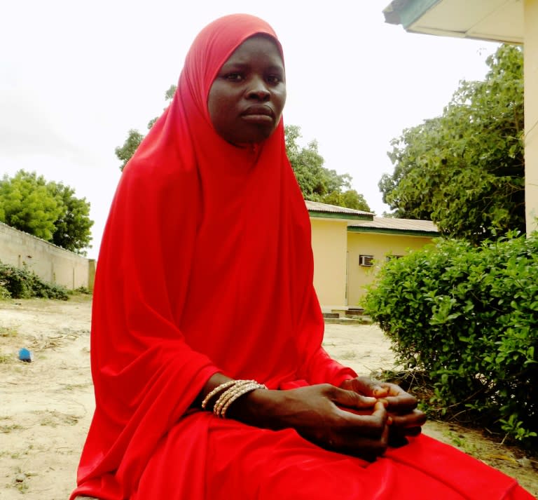 Twenty-seven year old Hafsat Ibrahim was held for 12 months by Boko Haram Islamists and says that now "blood relations stigmatise us"