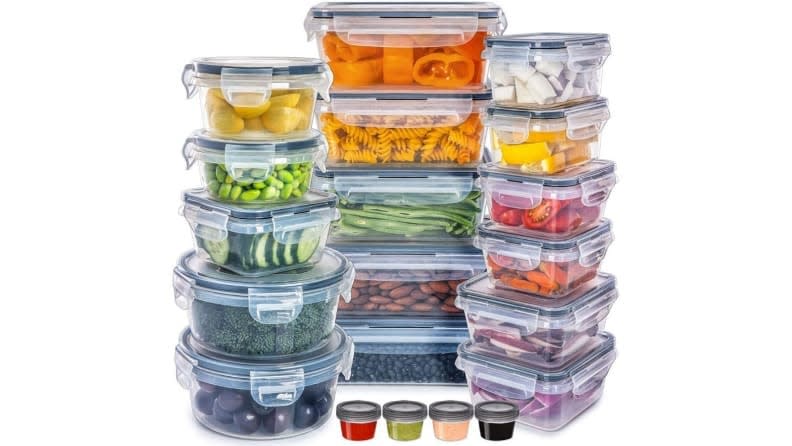 These containers are great for meal prepping.