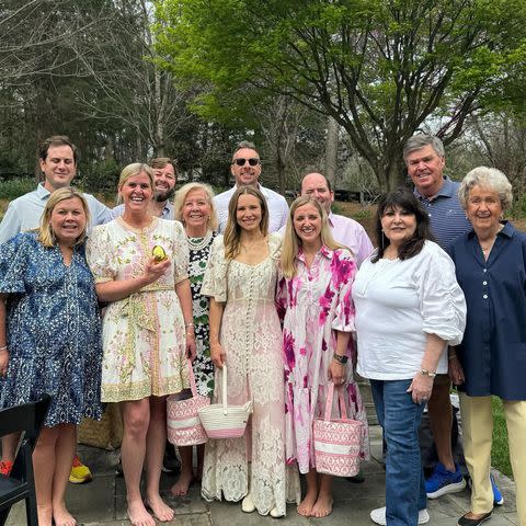 <p>Kristen Bell/Instagram</p> Kristen Bell and Dax Shepard celebrate Easter in the south