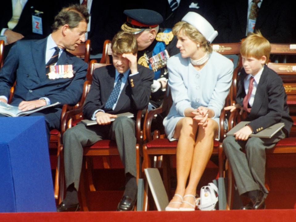 charles, diana, william and harry