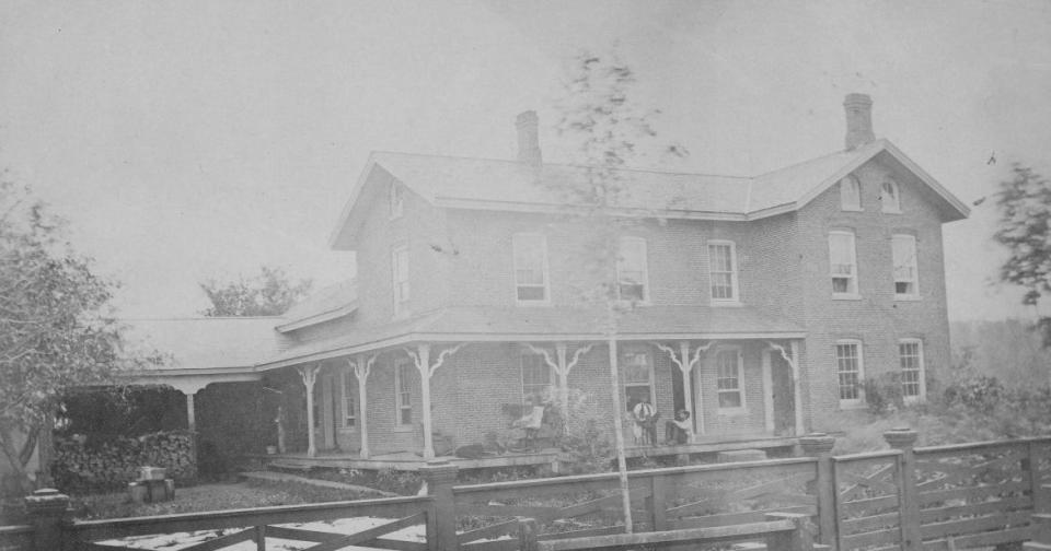 The Robert H. Herkimer homestead on South Scofield Road, in what is today Carleton, is pictured. The Herkimers had 11 children and owned a brick manufacturing plant on Stony Creek, among other businesses in the area, including mills and farming operations, beginning in the early 1800s.