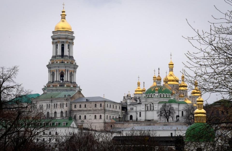 UCRANIA-GUERRA MONASTERIO (AP)