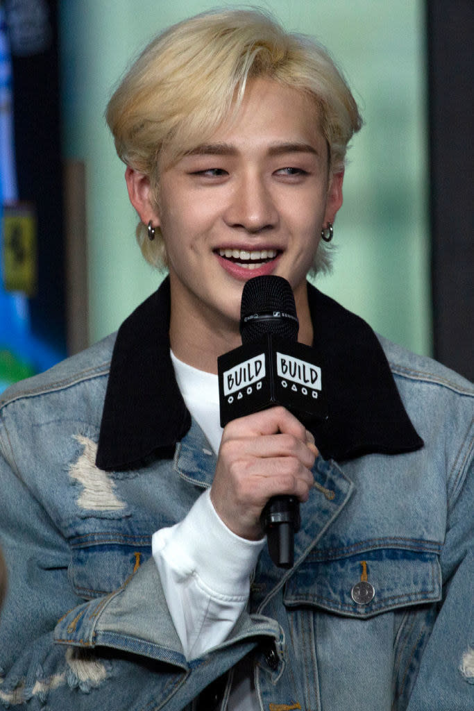 Closeup of Bang Chan