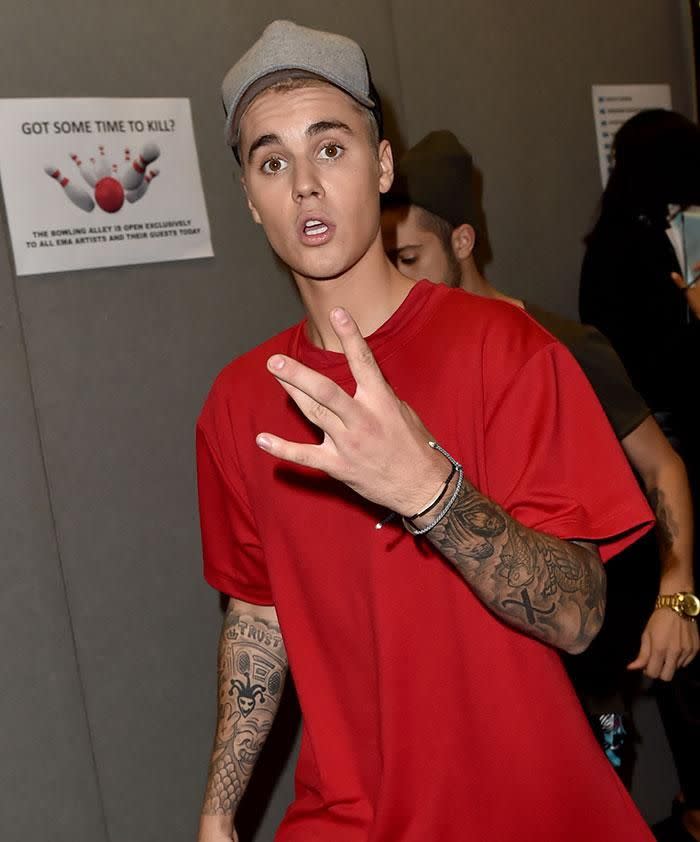 The Biebs was nominated for five awards. Source: Getty Images.