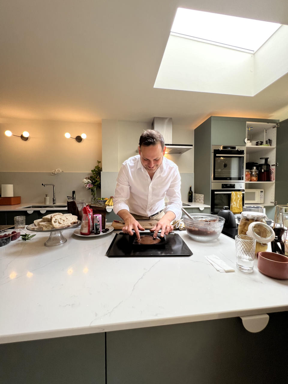 Tristan making a brownie (Collect/PA Real Life)