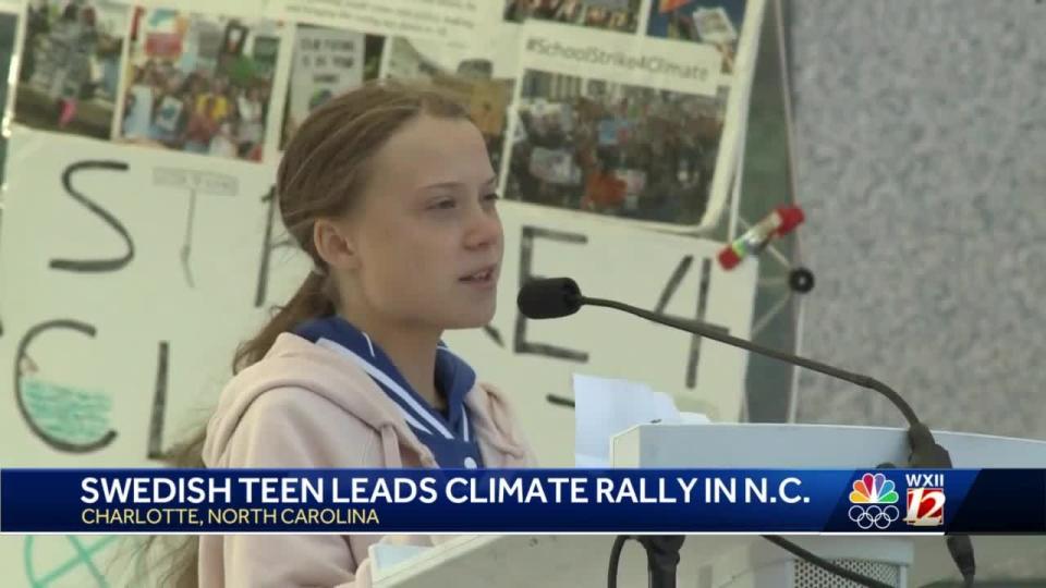 Teen climate activist Greta Thunberg leads student walk out in NC, says our planet’s future is at risk