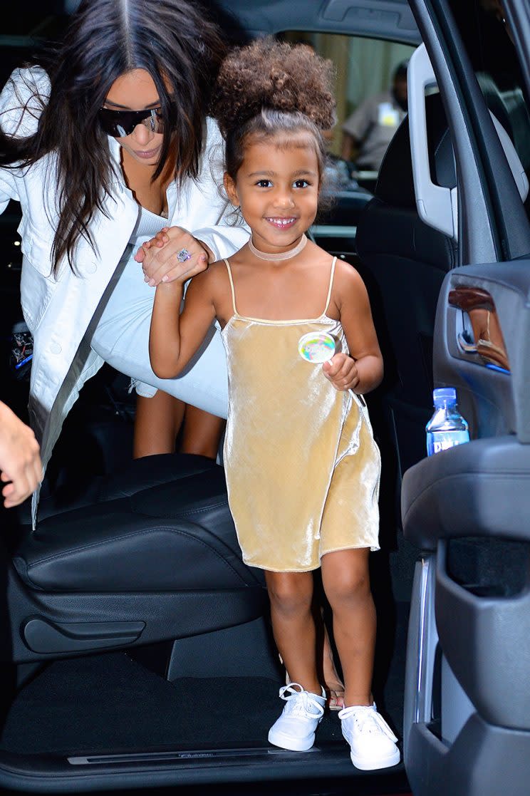 North West loves to share her creative side. (Photo: Getty Images)