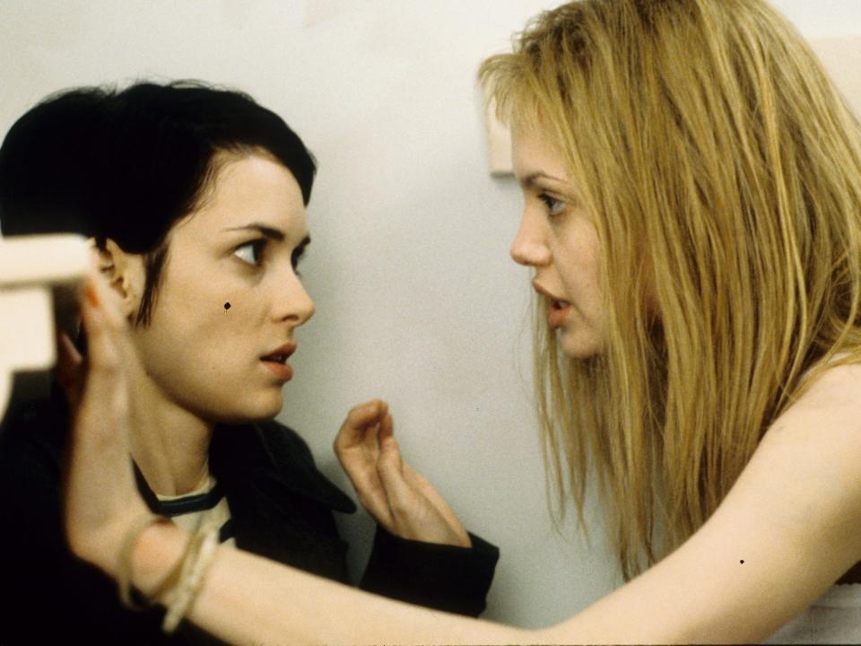 Winona Ryder and Angelina Jolie in "Girl, Interrupted"
