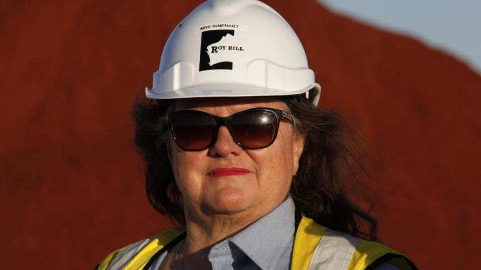 *FILE PIX* Billionaire Gina Rinehart, chairman of Hancock Prospecting Pty, stands for a photograph during a tour of the company's Roy Hill Mine operations under construction in the Pilbara region, Western Australia. Picture: NCA NewsWire / Phil Gostelow