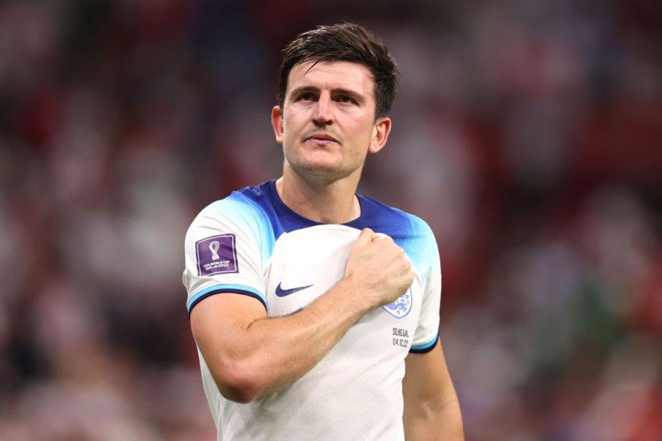 Maguire has helped England keep three consecutive clean sheets ahead of the quarter-final with France (The FA/Getty)