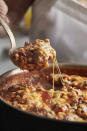 This image shows a recipe for one skillet cheesy beefy macaroni. More people are cooking at home these days, and when they do eat restaurant food, they’re often looking for comfort food, experts say. Other trends include simpler recipes, recipes with fewer ingredients, one-pot meals, sheet-pan meals, finger food and pantry-ingredient recipes, all up significantly year over year. (Cheyenne M. Cohen/Katie Workman via AP)