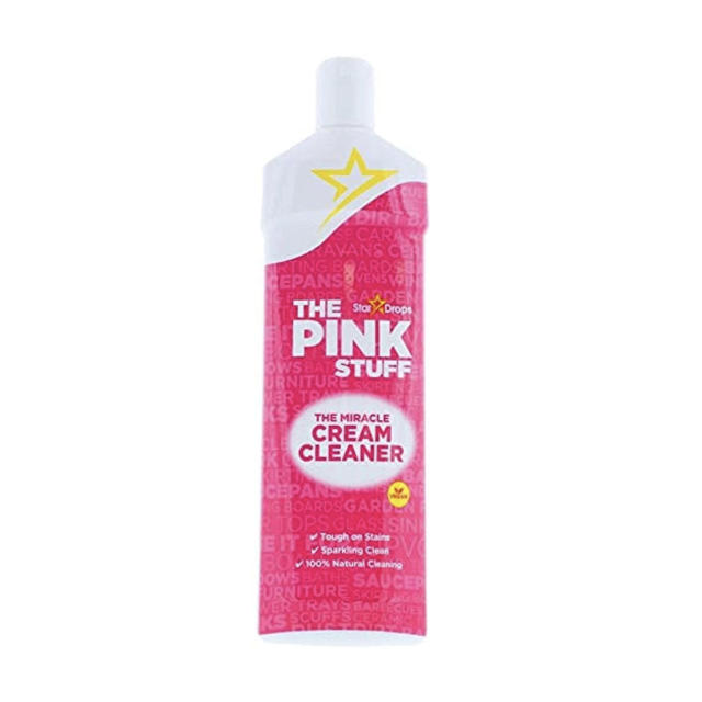 The Pink Stuff - The Miracle Cleaning Paste, Multi-Purpose Spray, Cream  Cleaner, Bathroom Foam And 1 Microfiber Cloth Bundle