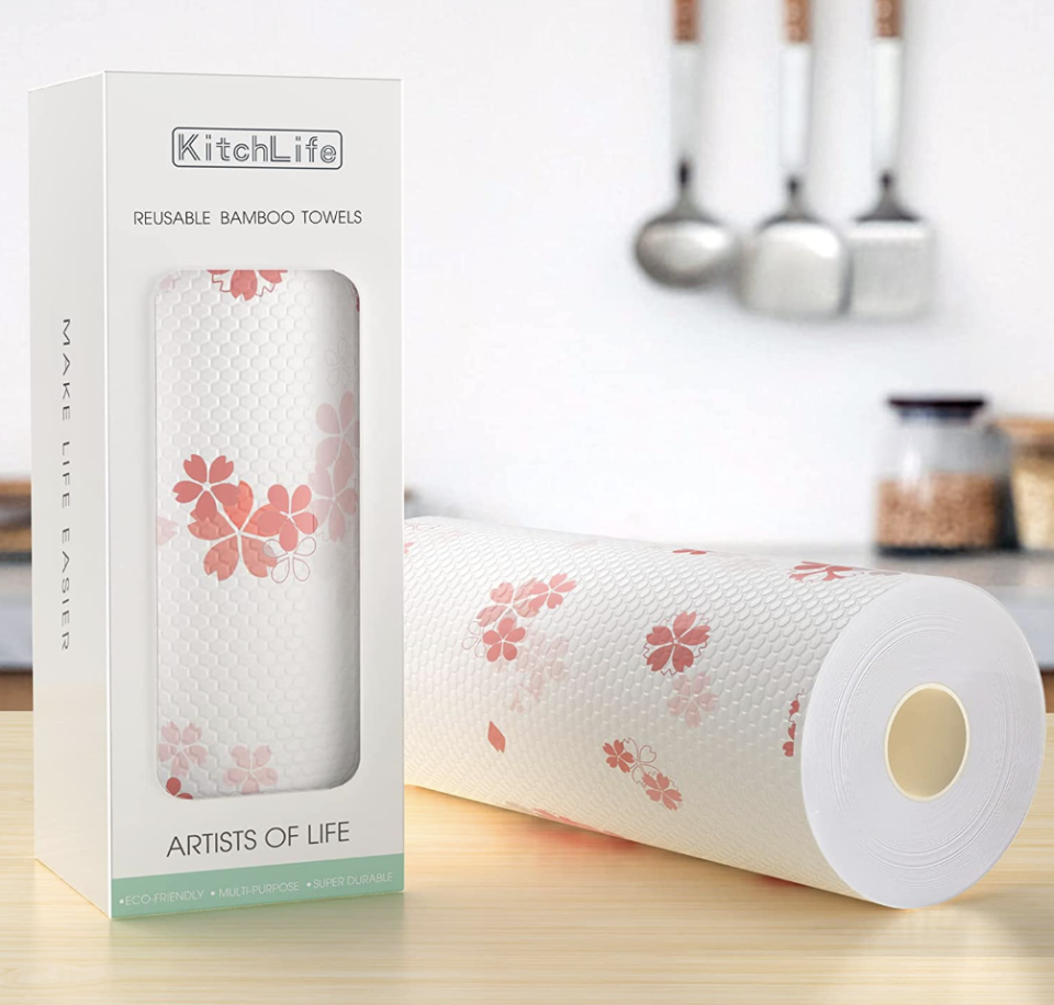 KitchLife Reusable Bamboo Paper Towel (Photo via Amazon)