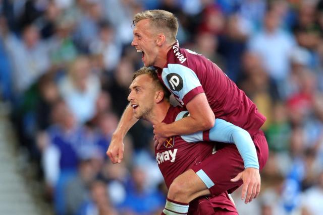 Brighton 1-3 West Ham: James Ward-Prowse nets first West Ham goal as  Hammers blitz Seagulls - TNT Sports