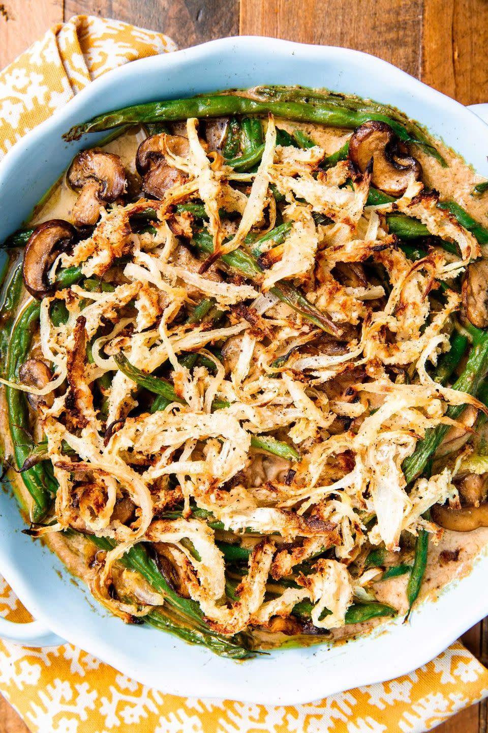 Easy Vegan Green Bean Casserole