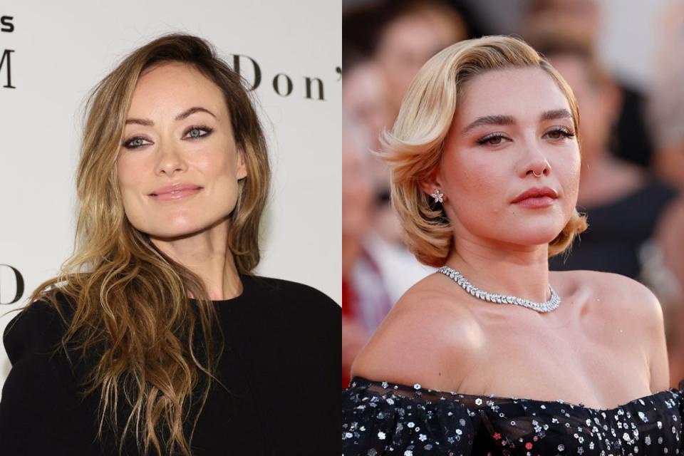 Olivia Wilde insists she has ‘nothing but respect for Florence [Pugh]’ amid ongoing feud reports  (Getty)