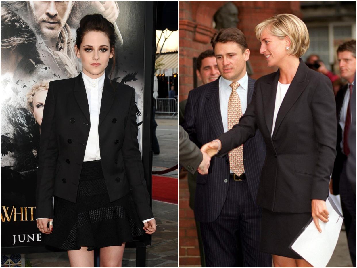 kristen, diana suit jacket