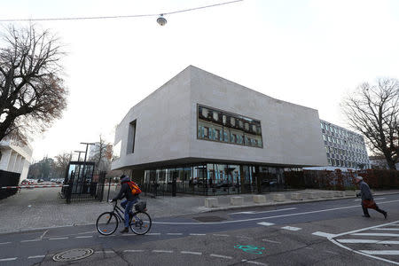 FILE PHOTO: The building of the German Federal Supreme Court Bundesgerichtshof is pictured in Karlsruhe, Germany, December 20, 2016. REUTERS/Kai Pfaffenbach/File Photo