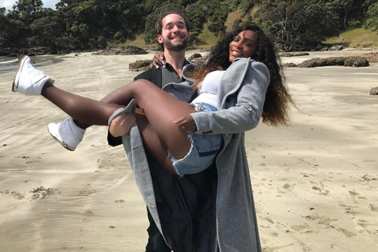 Expecting: Williams is expecting her first child with fiancé Alexis Ohanian: Instagram/ Serena Williams