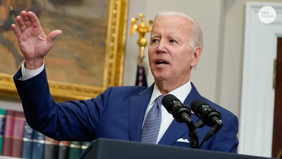 President Joe Biden speaks about abortion access during an event in the Roosevelt Room of the White House, Friday, July 8, 2022, in Washington. (AP Photo/Evan Vucci)