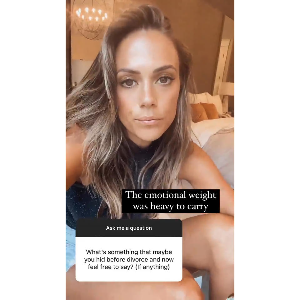 During an August 2021 Instagram Story Q&A, Kramer revealed her stance on rebuilding trust after cheating incidents and allegations. After one follower asked, "My husband cheated too, think trusting will get easier??," the singer replied, "The bottom line is that he has to be consistent with telling the truth because if he continues to lie, if he continues to act out, it most likely wouldn't work, but, um, if he does the work, you do the work and he's honest [she gave a thumbs-up to the camera]." She also further dished on her "hardest" decision to end her marriage to Caussin, calling the emotional weight "heavy to carry."