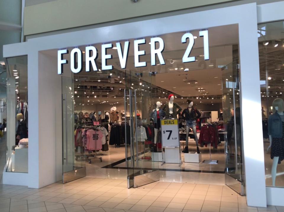 Forever 21 filed for Chapter 11 bankruptcy protection on Sept. 29.