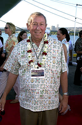 Roy Edward Disney aboard the USS John C. Stennis at the Honolulu, Hawaii premiere of Touchstone Pictures' Pearl Harbor