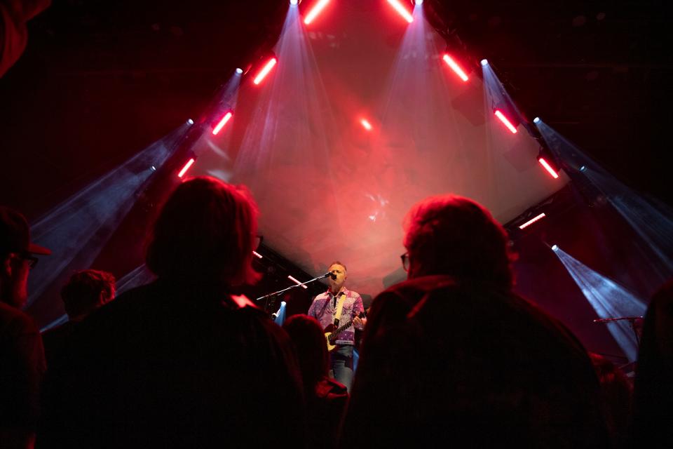 Jason Isbell performs at The Ryman in Nashville , Tenn., Friday, Oct. 20, 2023.